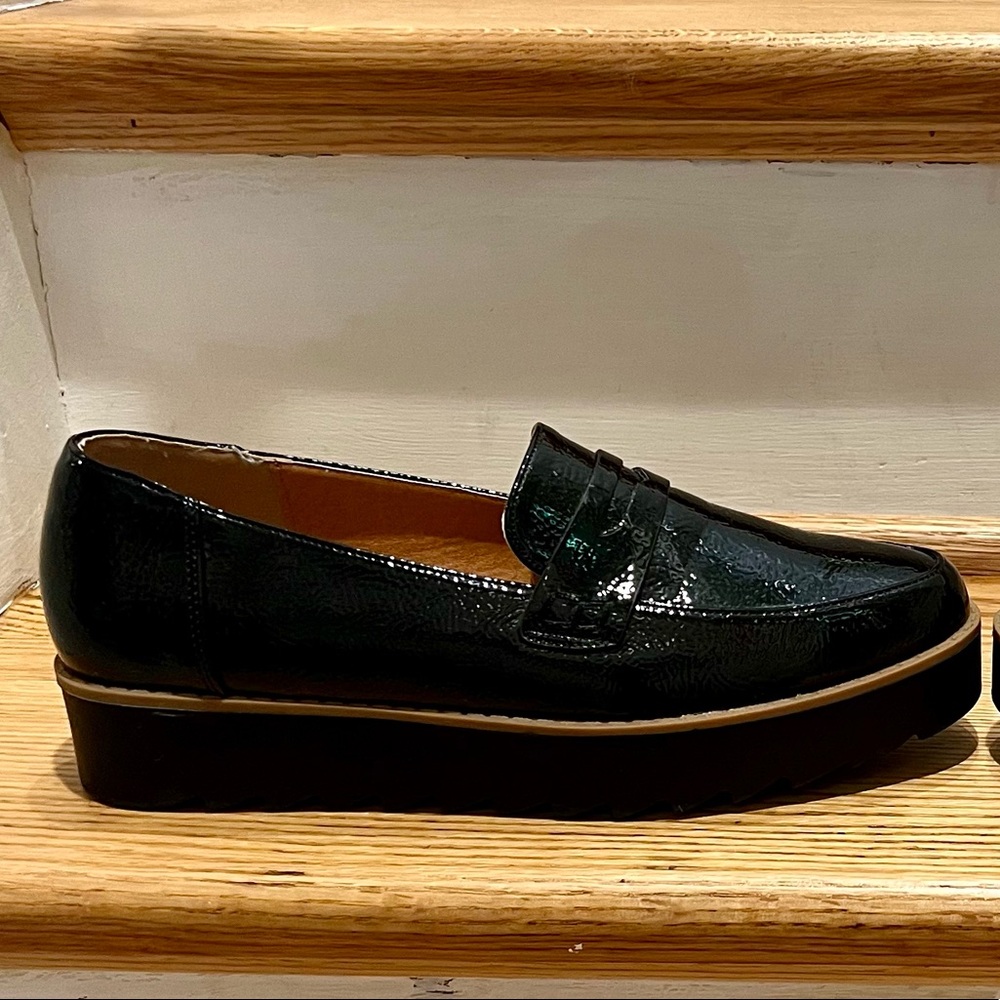 Black Platform Loafers - Picture 3 of 5